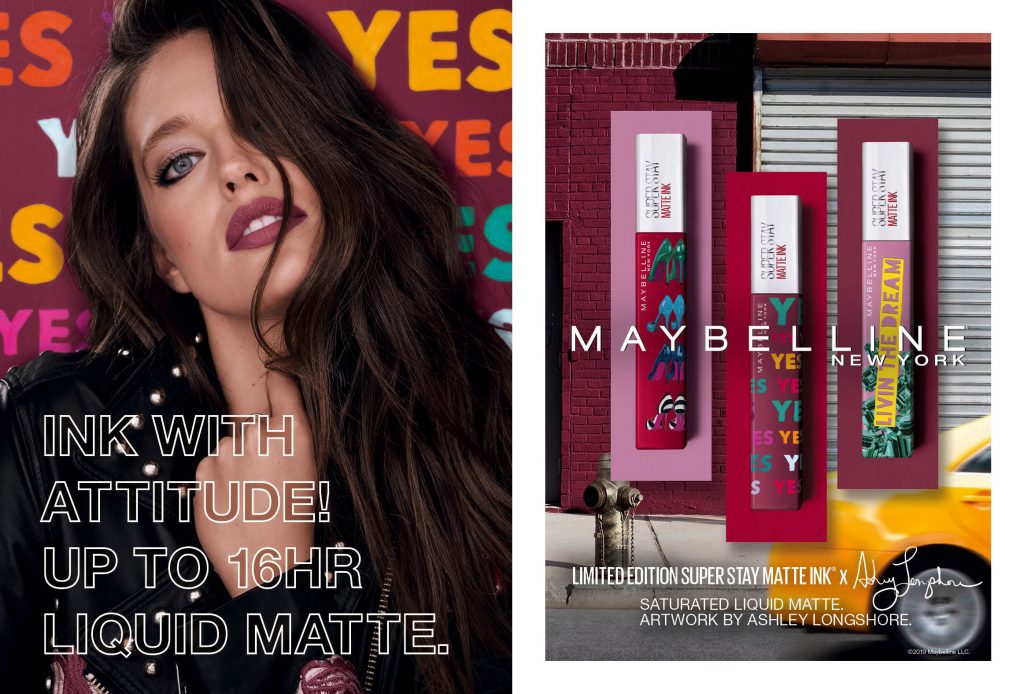 MAYBELLINE×大注目の新鋭アーティストポップで大胆なPKGが可愛すぎる♡