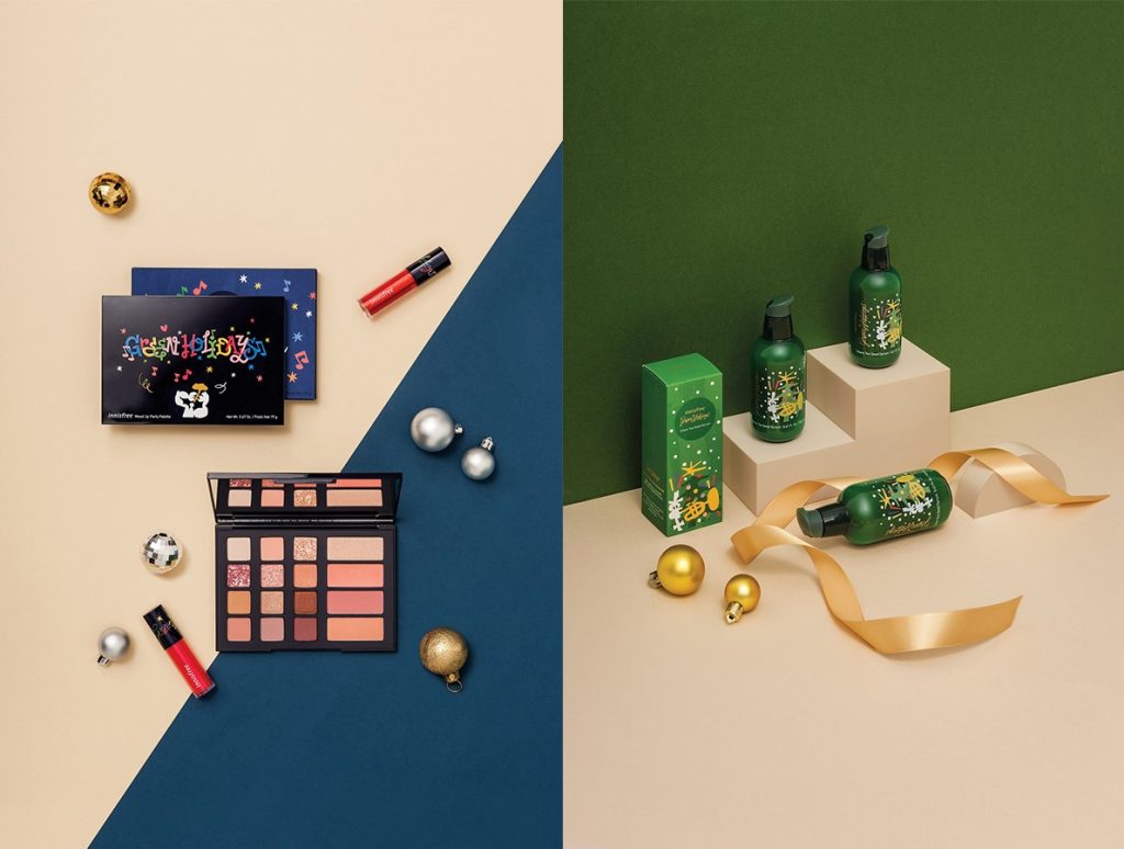 イニスフリーのクリスマスコフレキュートでポップなコレクション