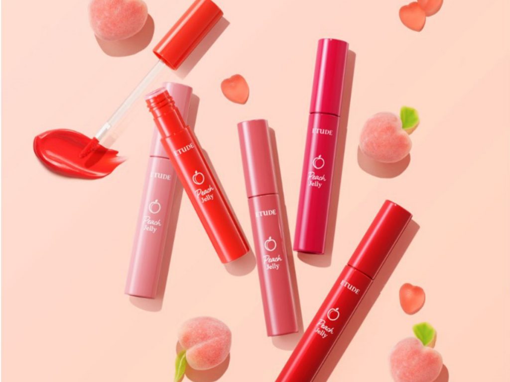 ”ETUDE”ぷるんと艶めく新作リップみずみずしい愛されピーチリップに