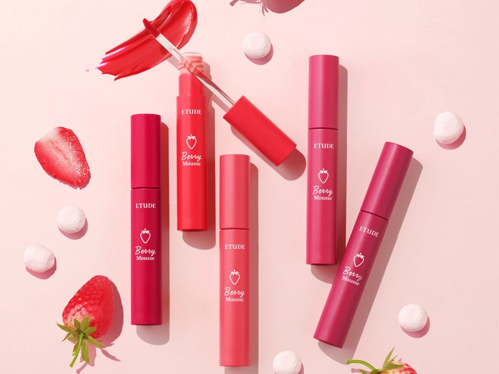 ”ETUDE”ベリームースティント発売ふんわりムースで甘酸っぱベリーリップ