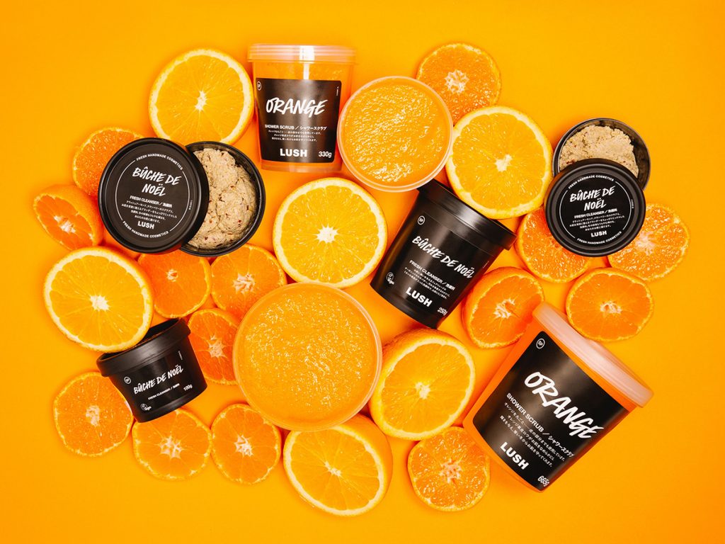 LUSH 冬のお肌ケアにおすすめ！搾りたてのオレンジジュースをお肌に