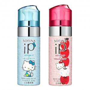 【最終値下げ♡】ソフィーナiP限定キティーボトル2本セット♡ ハローキティがアンバサダーに！「ソフィーナiP」限定デザイン発売