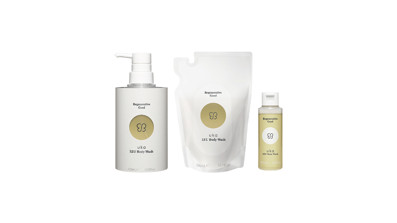 新品未開封　UNICITY BODY WASH 350ml×３本 uka Regenerative GoodのIZUシリーズにハンド&ボディウォッシュ